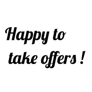 Send me an offer if you don't like the price!